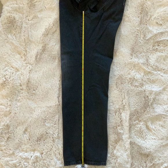 BDG Urban Outfitters Stretch Cowboy Jean Size 32 Black Dark Wash - Picture 4 of 7